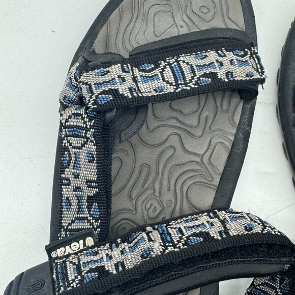 Teva Womens Sport Sandals Size 9 Black Aztec Slingback Outdoor Casual Comfort - Picture 8 of 16